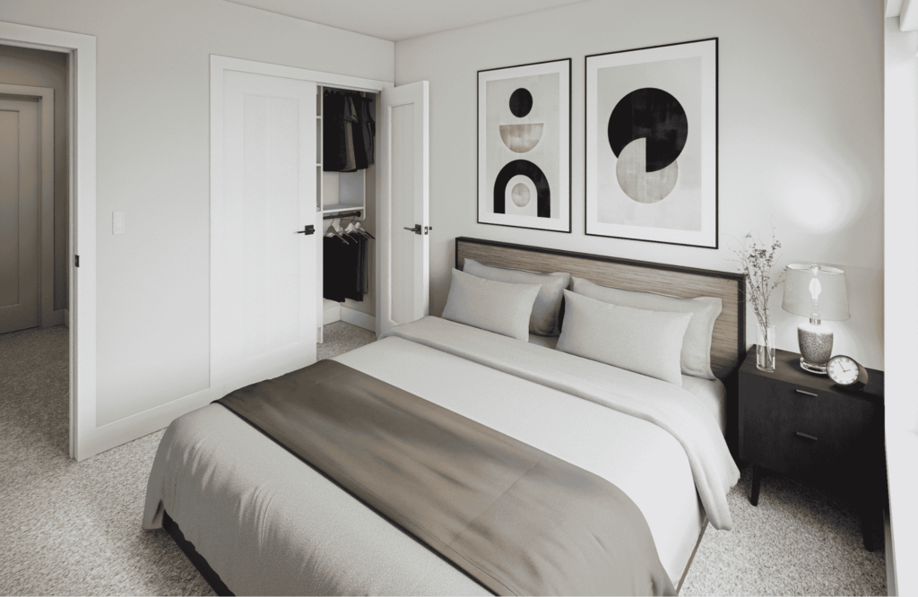 Modern 3- and 4-bedroom townhomes for sale in Abbotsford BC, located near top amenities, schools, shopping, and the U-District.